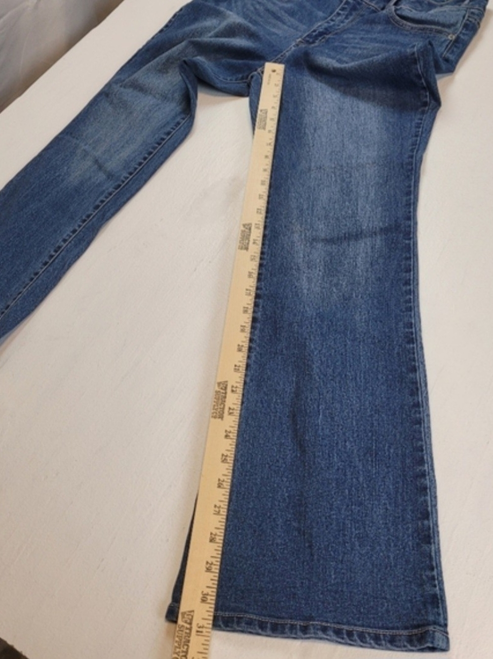 No Boundaries Blue Denim Flared Jeans Size 13 - Picture 6 of 6